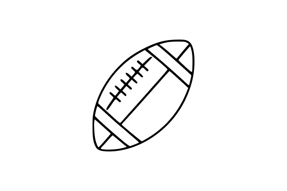 American Football Line Art Clip Art for Modern Graphics