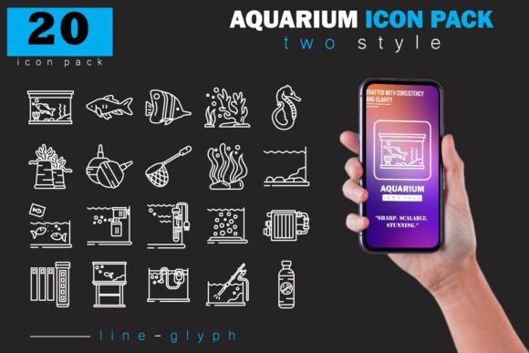 Aquarium Icon Pack: A Designer's Review of Graphics and Icons