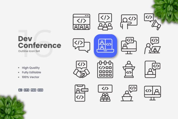 Dev Conference Icons: A Designer’s Take on Practical Embroidery Use