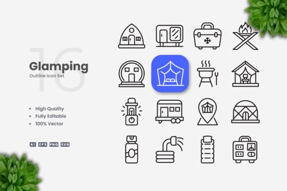 Glamping Icons: A Designer's Take on Versatile Embroidery