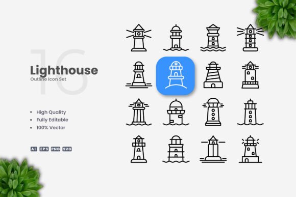 Lighthouse Icons Review for Embroidery Projects