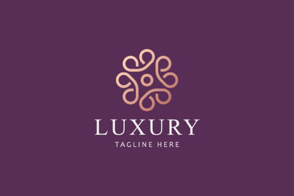 Linear Geometric Logo Luxury Concept: Premium Graphics for Logo Templates