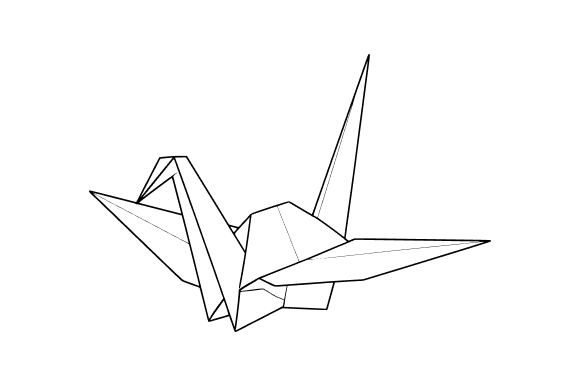 Origami Crane Clip Art: Premium Graphics & Illustrations for Local Brands